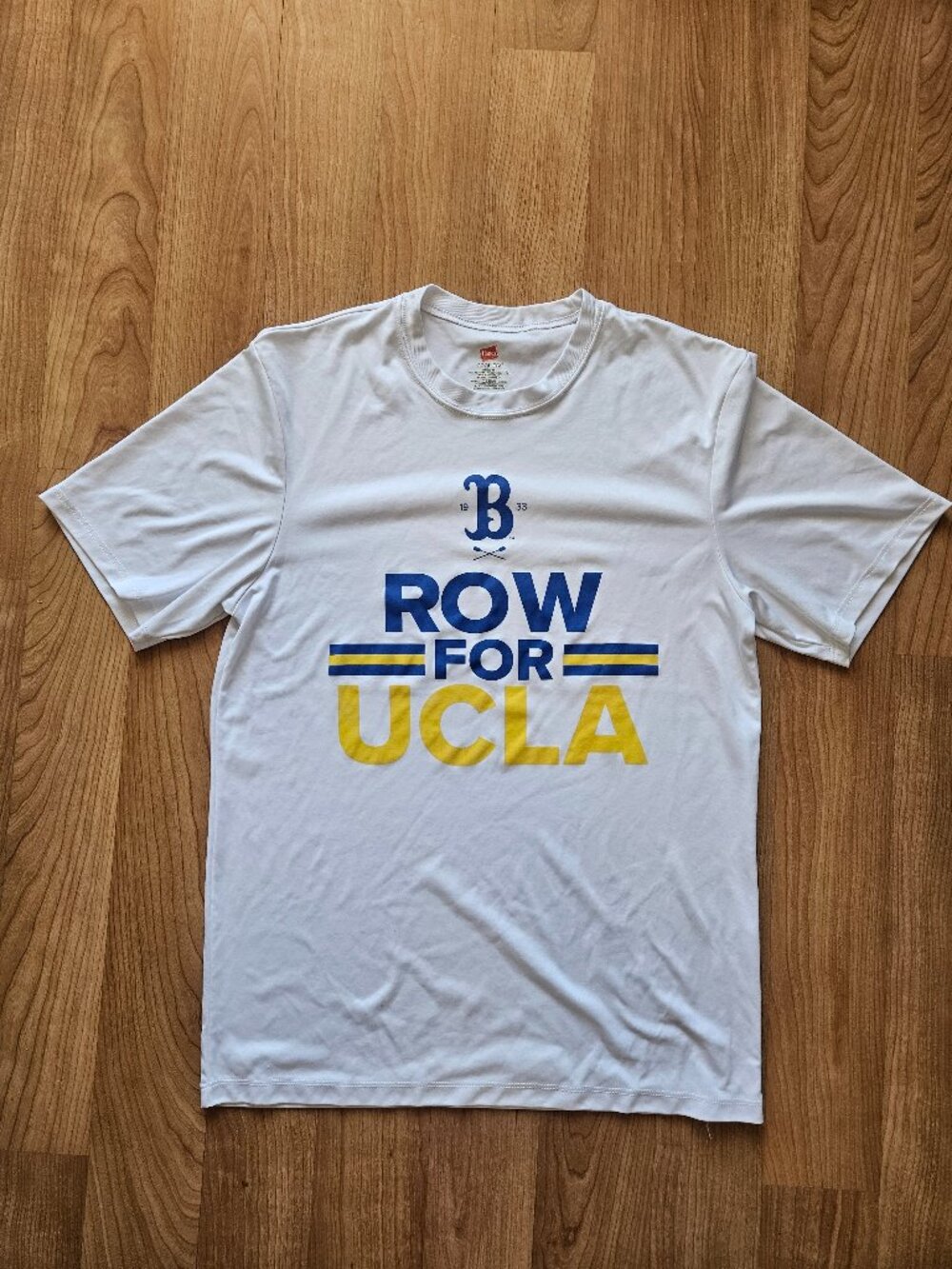 Men's Hanes Cool Dri "Row for UCLA" short sleeve performance Tee - Medium